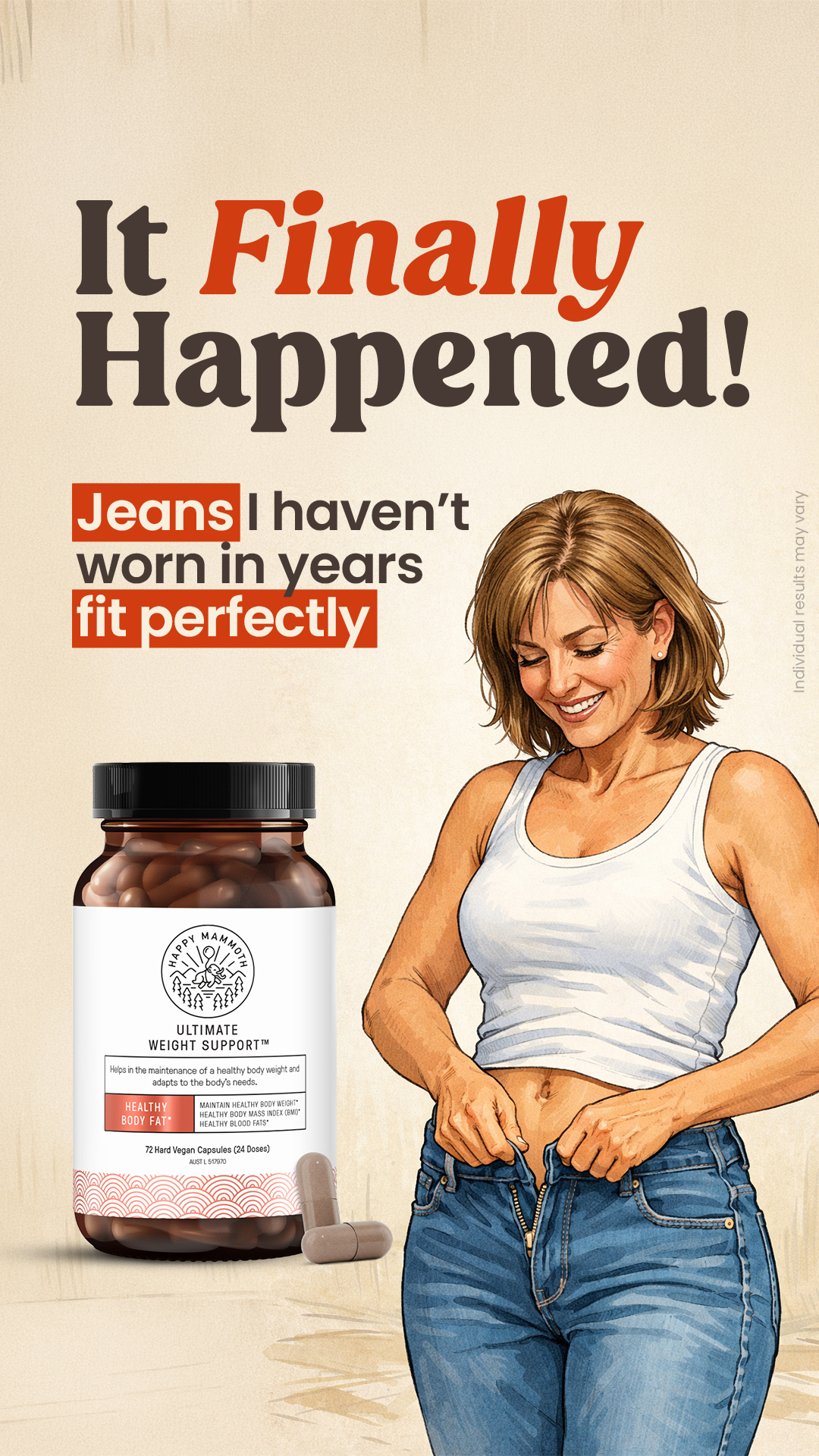 Happy Mammoth Facebook ad
