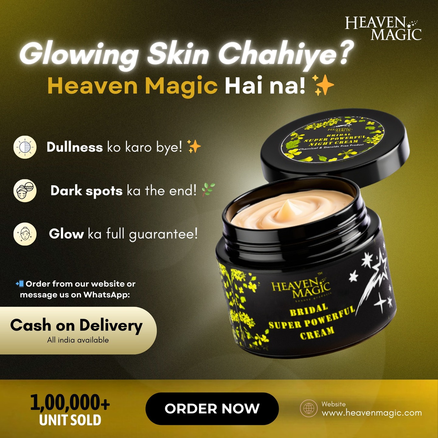 Heaven magic products  Facebook ad