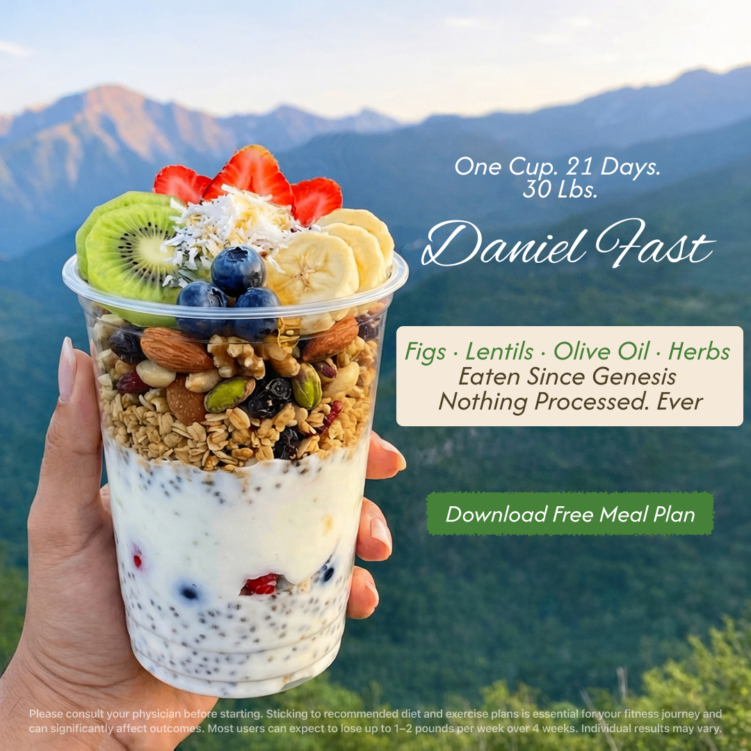 Daniel Fast Diet Plan Facebook ad: Start Your Daniel Fast Challenge