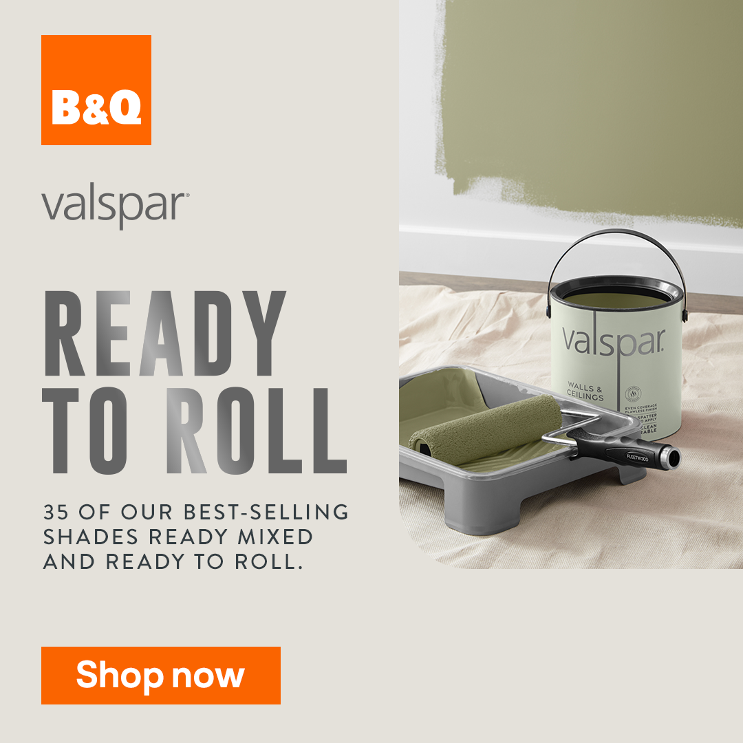 B&Q Facebook ad: Valspar's New Ready Mix Range