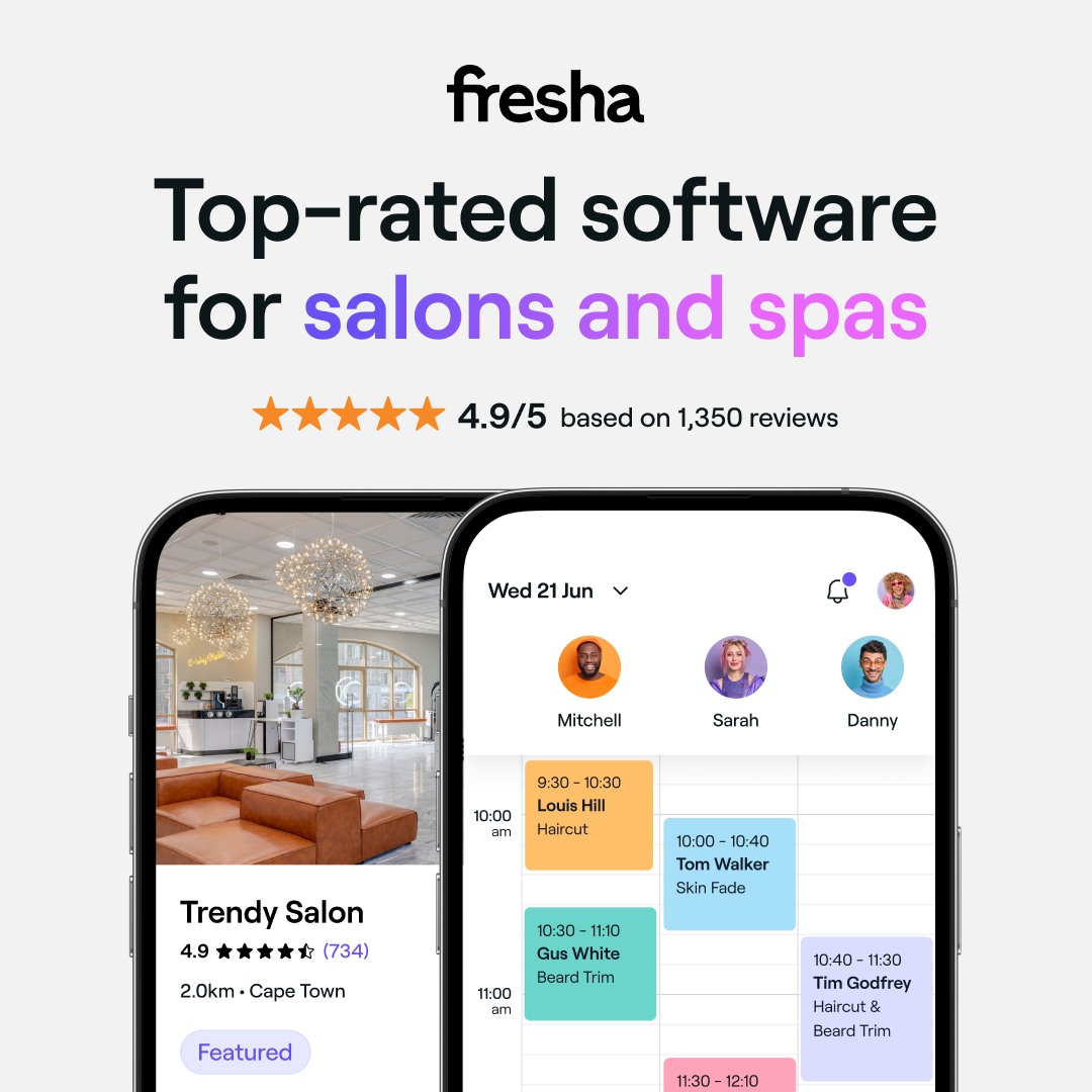 Fresha Facebook ad