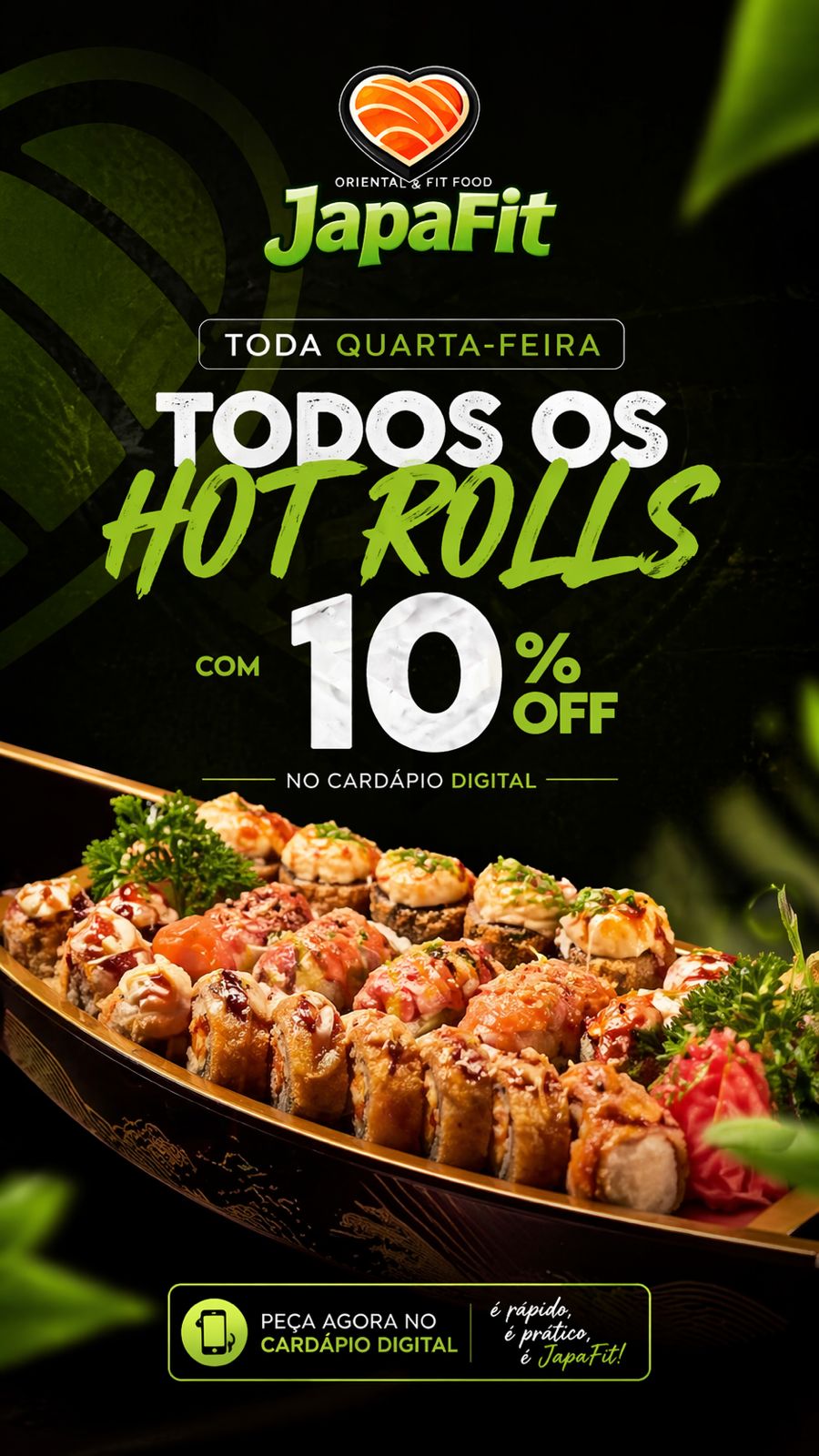 Japafit Sushi Facebook ad