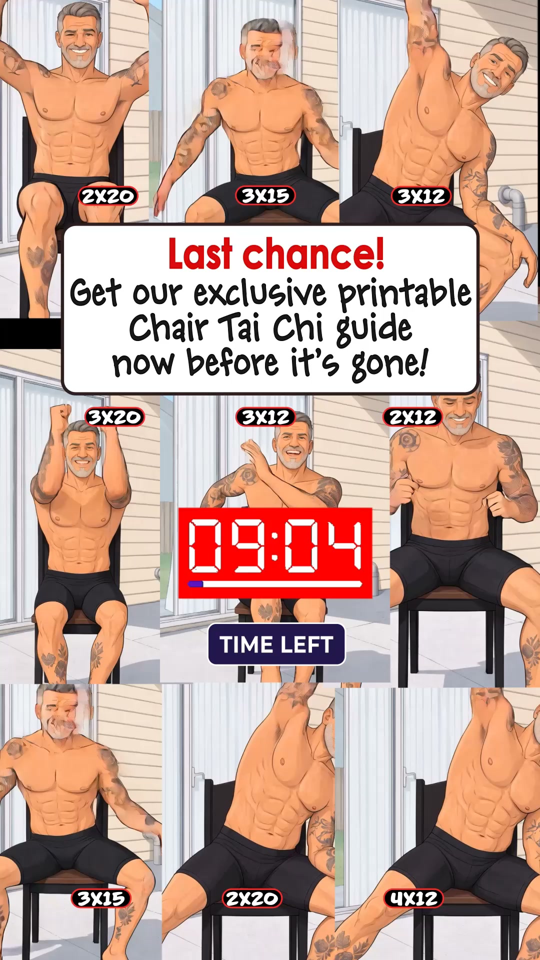 Coach's Fitness Challenge Facebook ad: Start Transformation Today!