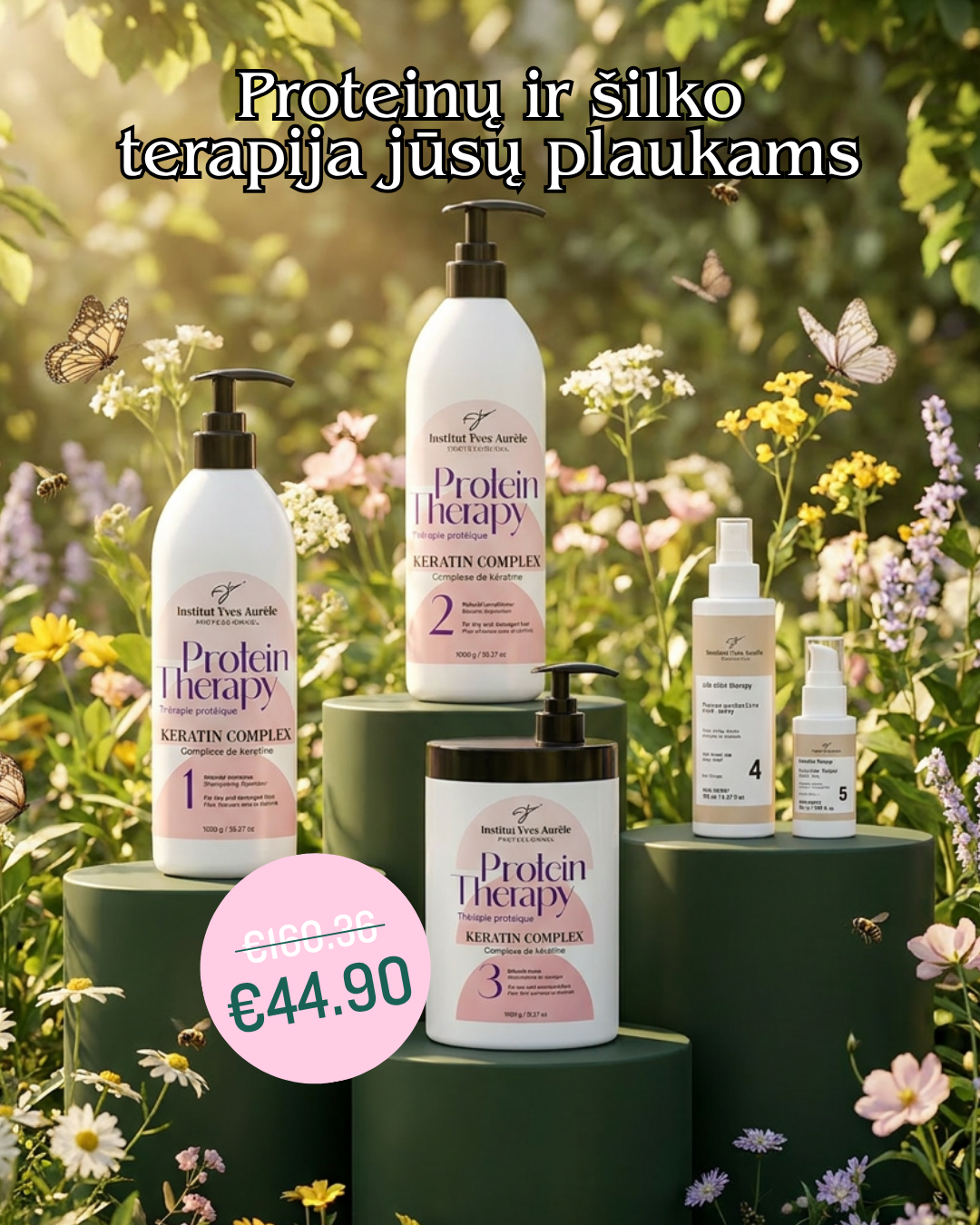 Eternl.lt Facebook ad: Šilkas tavo plaukams