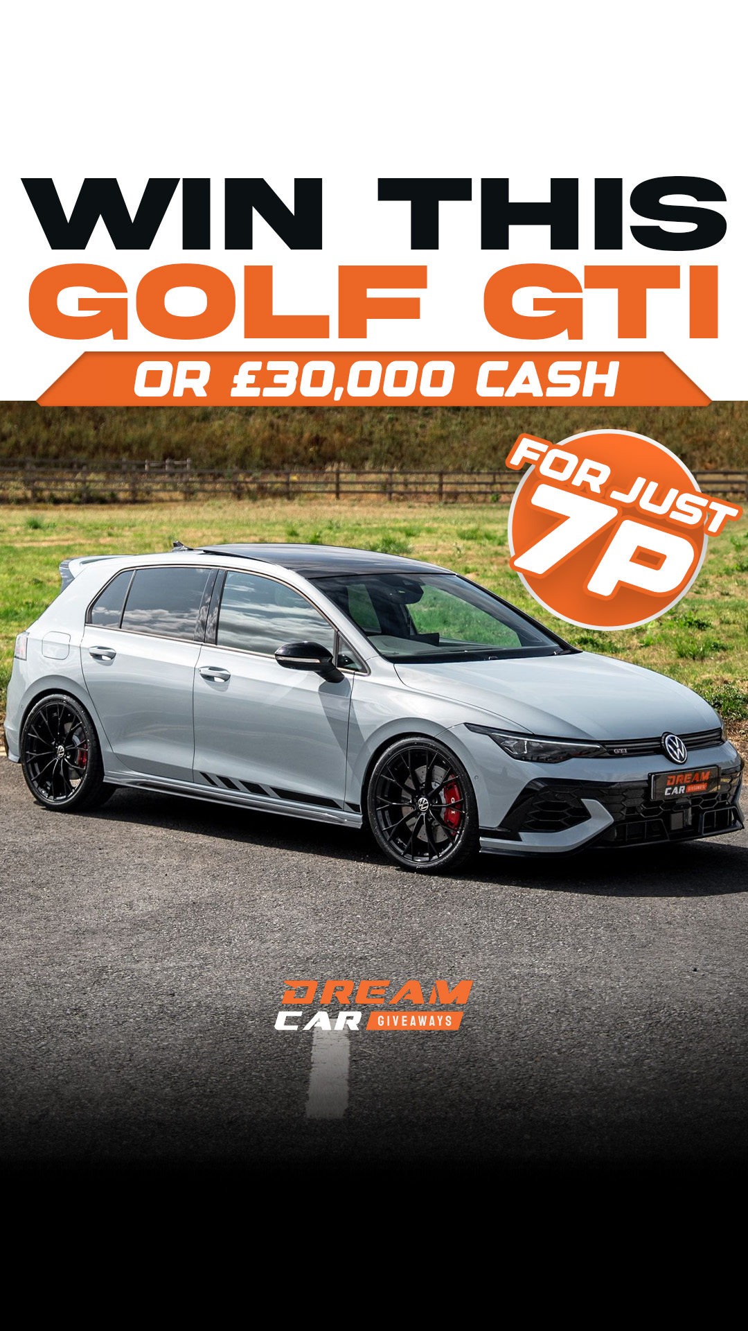 Dream Car Giveaways Facebook ad