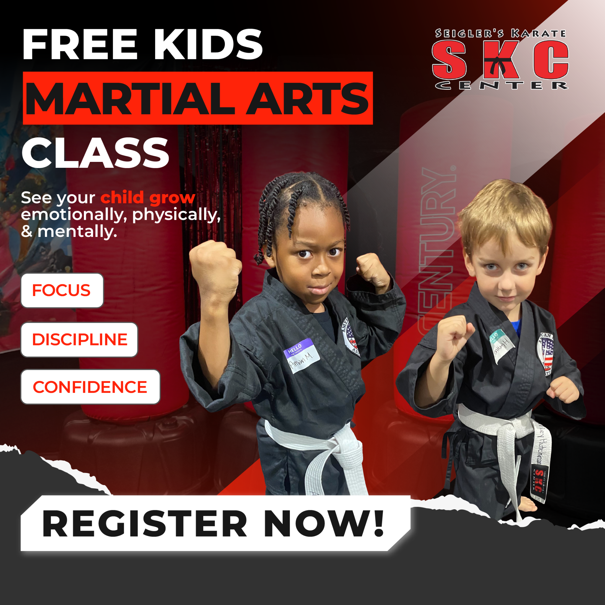 Seigler's Karate Center Facebook ad