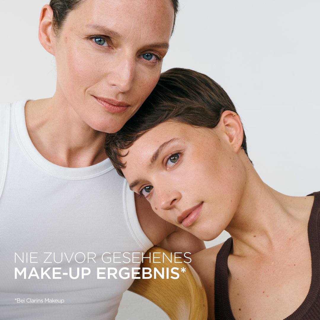 Clarins Austria Facebook ad: Die hybride Serum-Foundation der nächsten Generation mit…