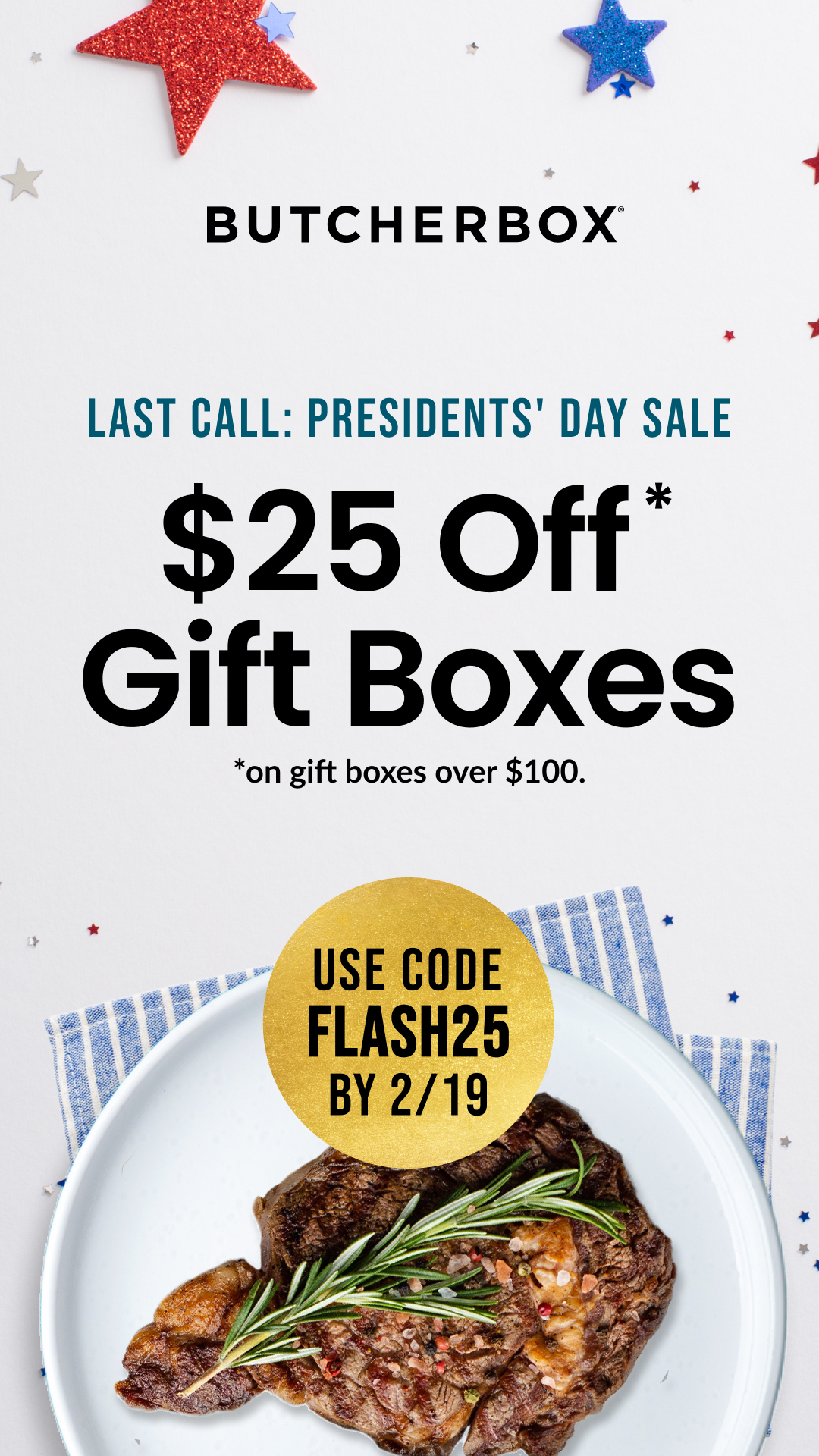 ButcherBox Facebook ad