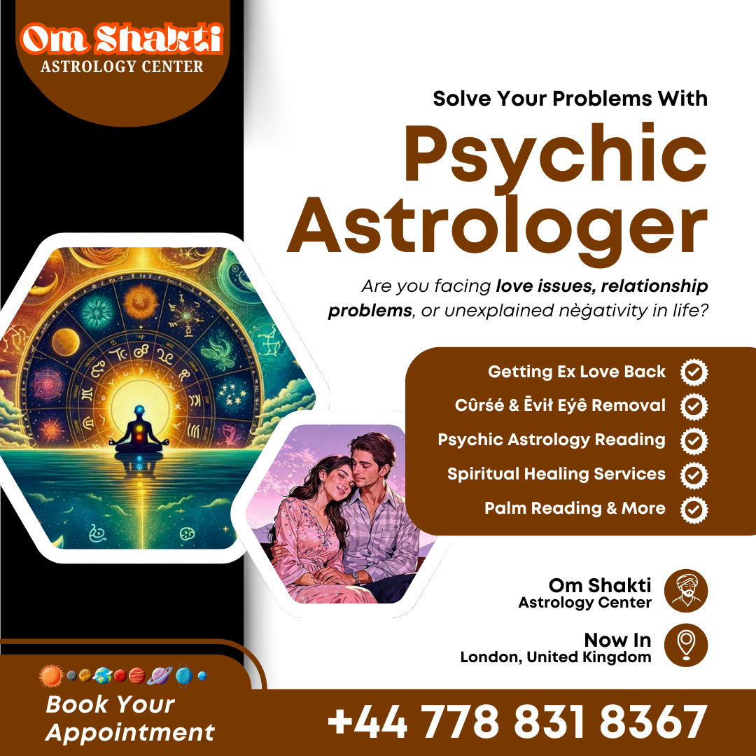 Om Shakti Astrology Center Facebook ad: Solve Your Problems With Expert Psychic Astrologer