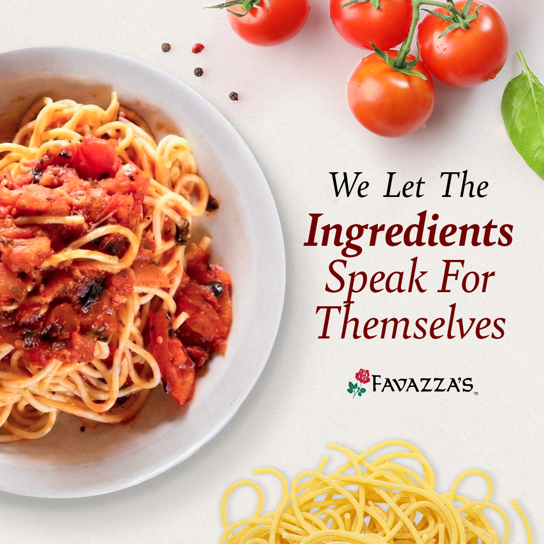 Favazza's Restaurant Facebook ad: Taste The Difference