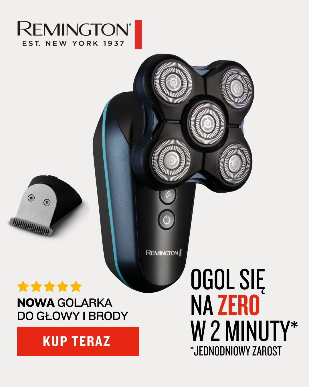 Remington dla Mężczyzn Facebook ad