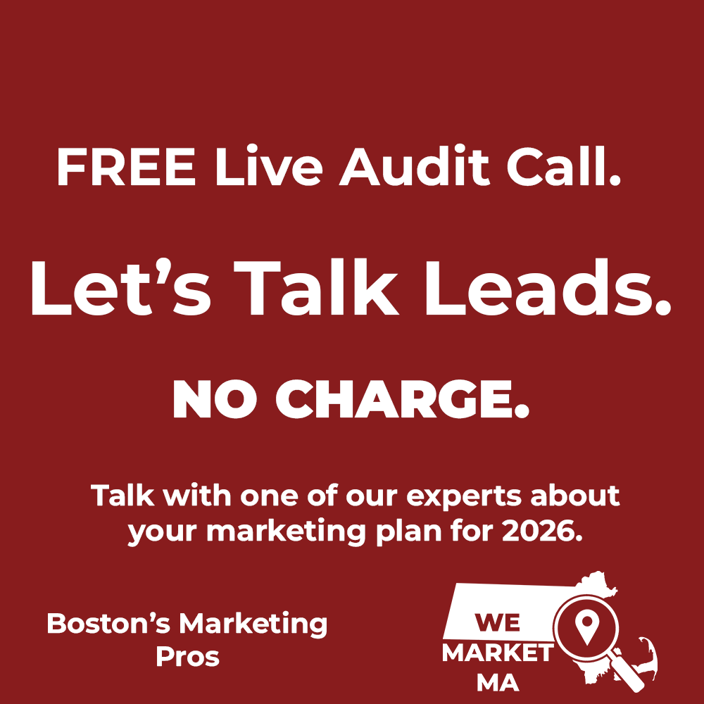 We Market MA Facebook ad: Your Local Marketing Pros