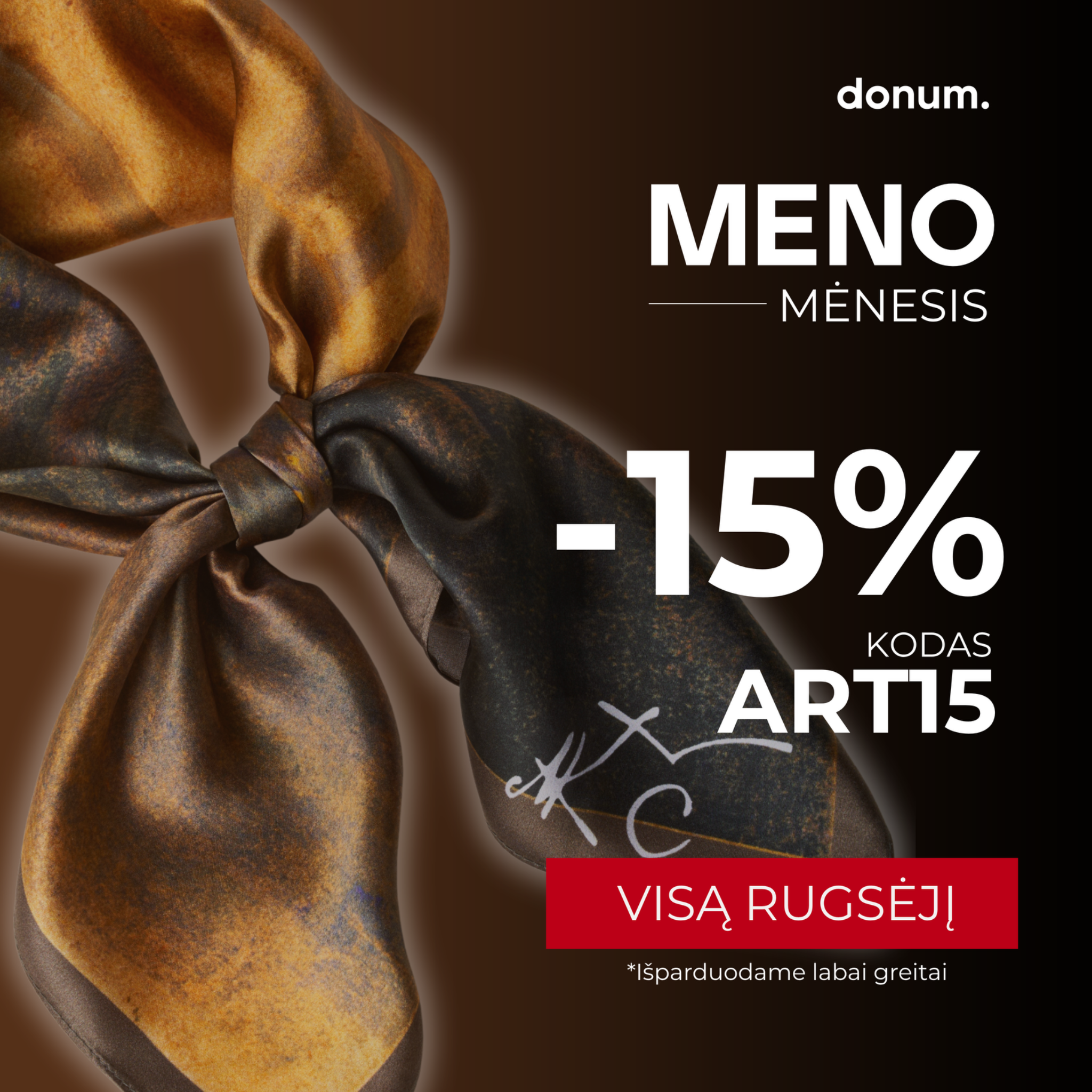 donum. Facebook ad: Meno mėnesis