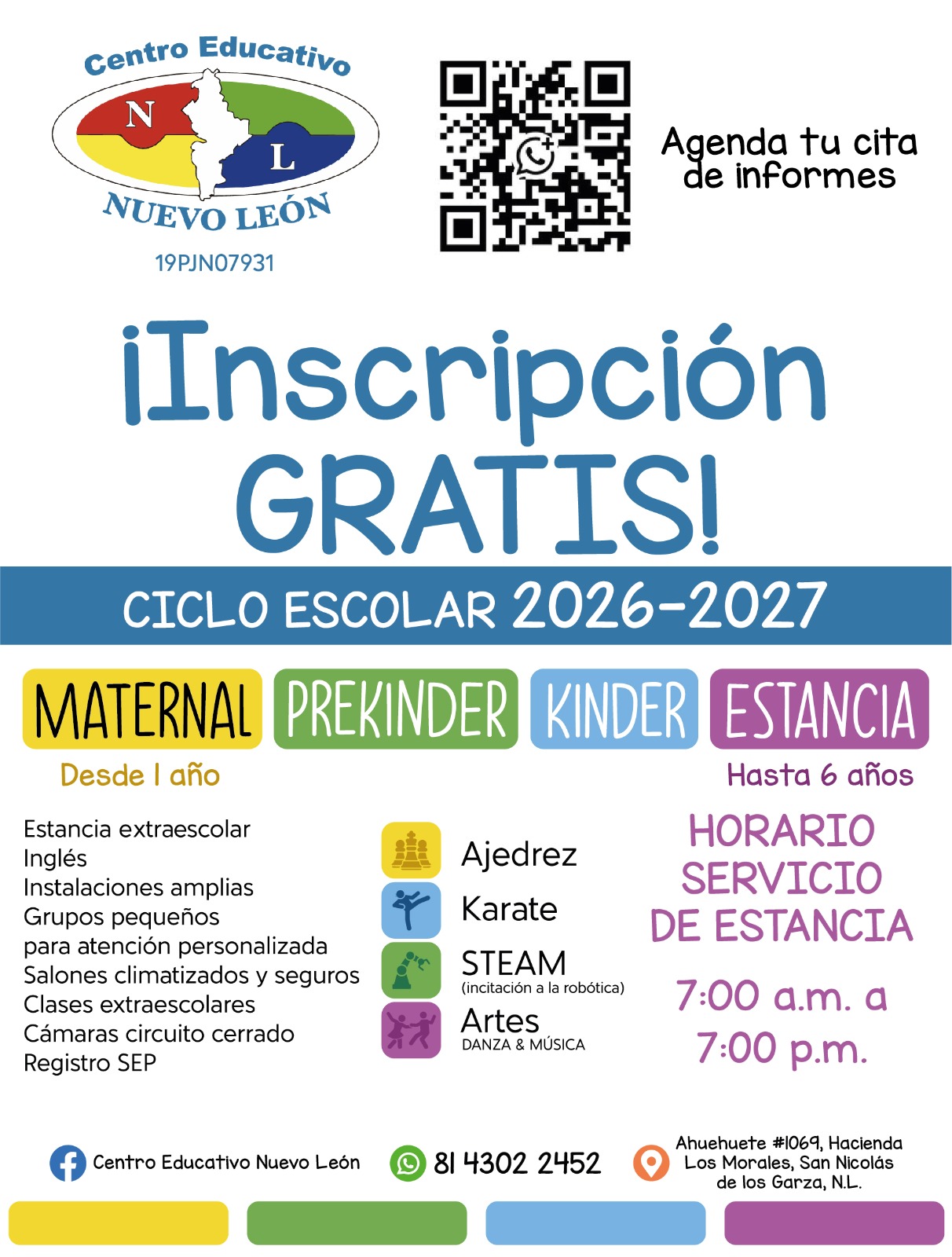 Centro Educativo Nuevo León Facebook ad