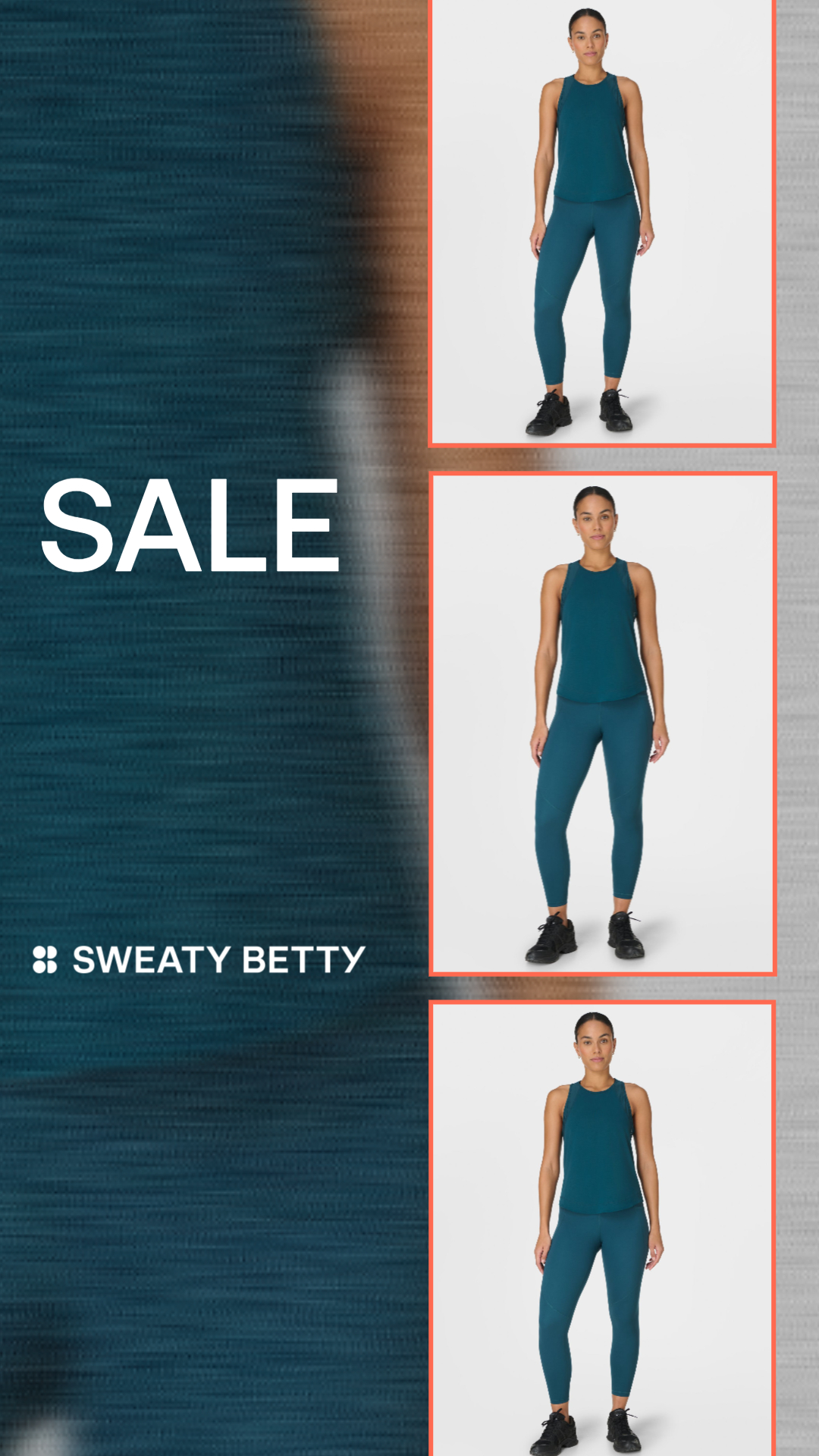 Sweaty Betty Facebook ad
