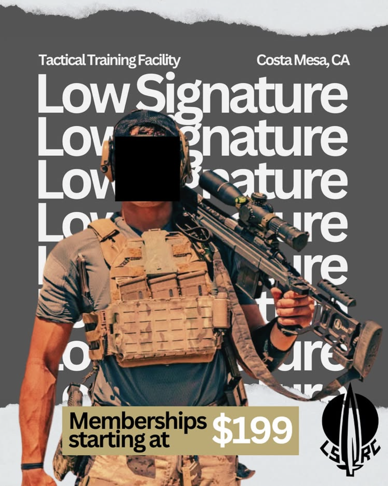 Low Signature Resource Center Facebook ad: Get A FREE Tour & Sim Training
