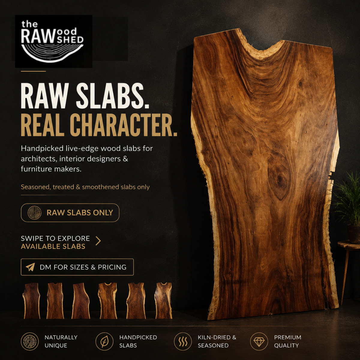 The RaWood Shed Facebook ad