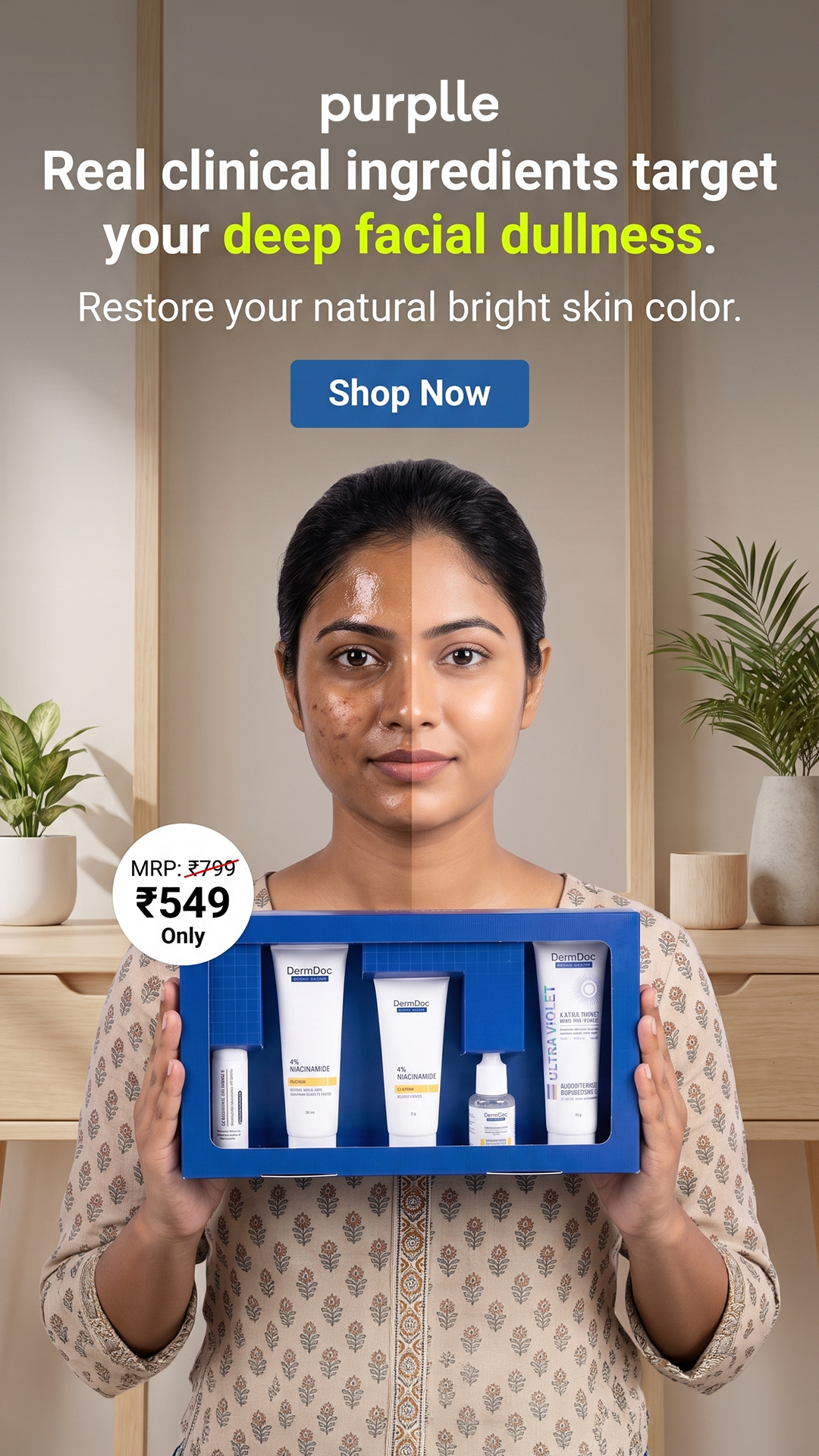 Purplle.com Facebook ad