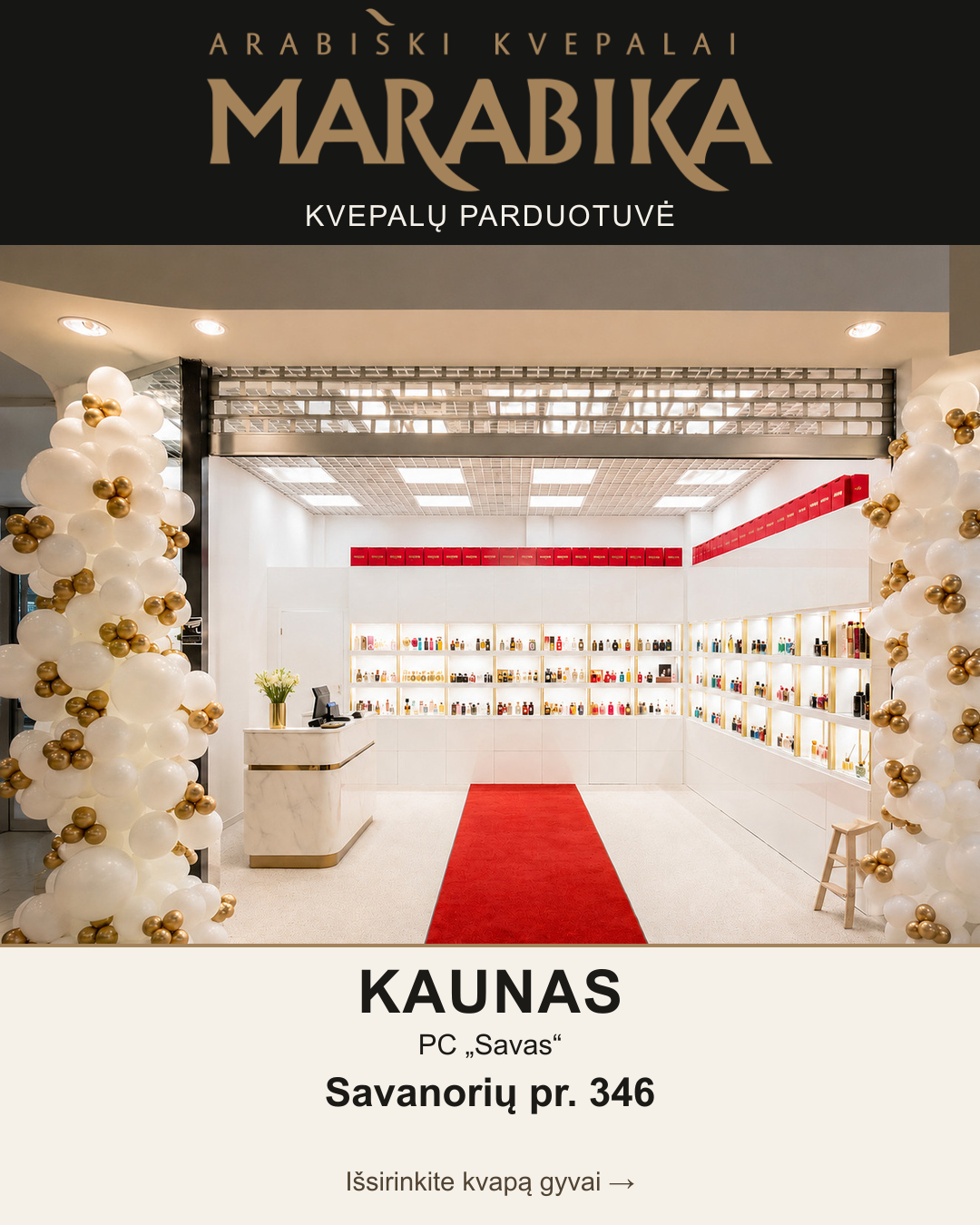 Marabika Lietuva Facebook ad: MARABIKA · PC Savas