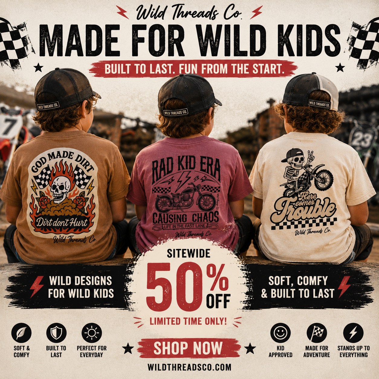 Wild Threads Co Facebook ad