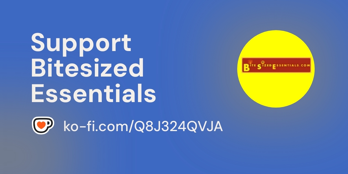 Bitesizedmotivator Facebook ad: Support Bitesized Essentials