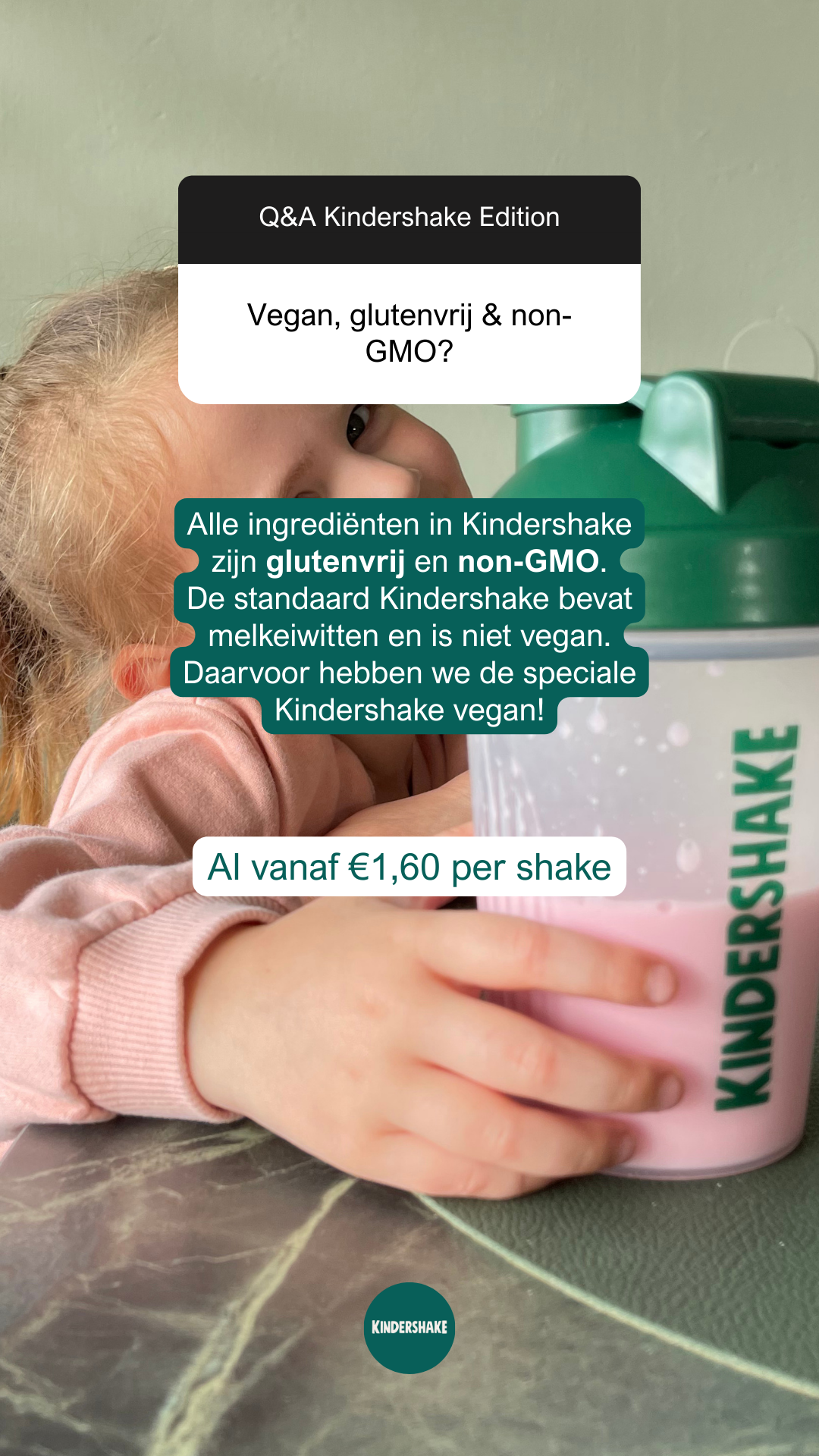 Kindershake Facebook ad