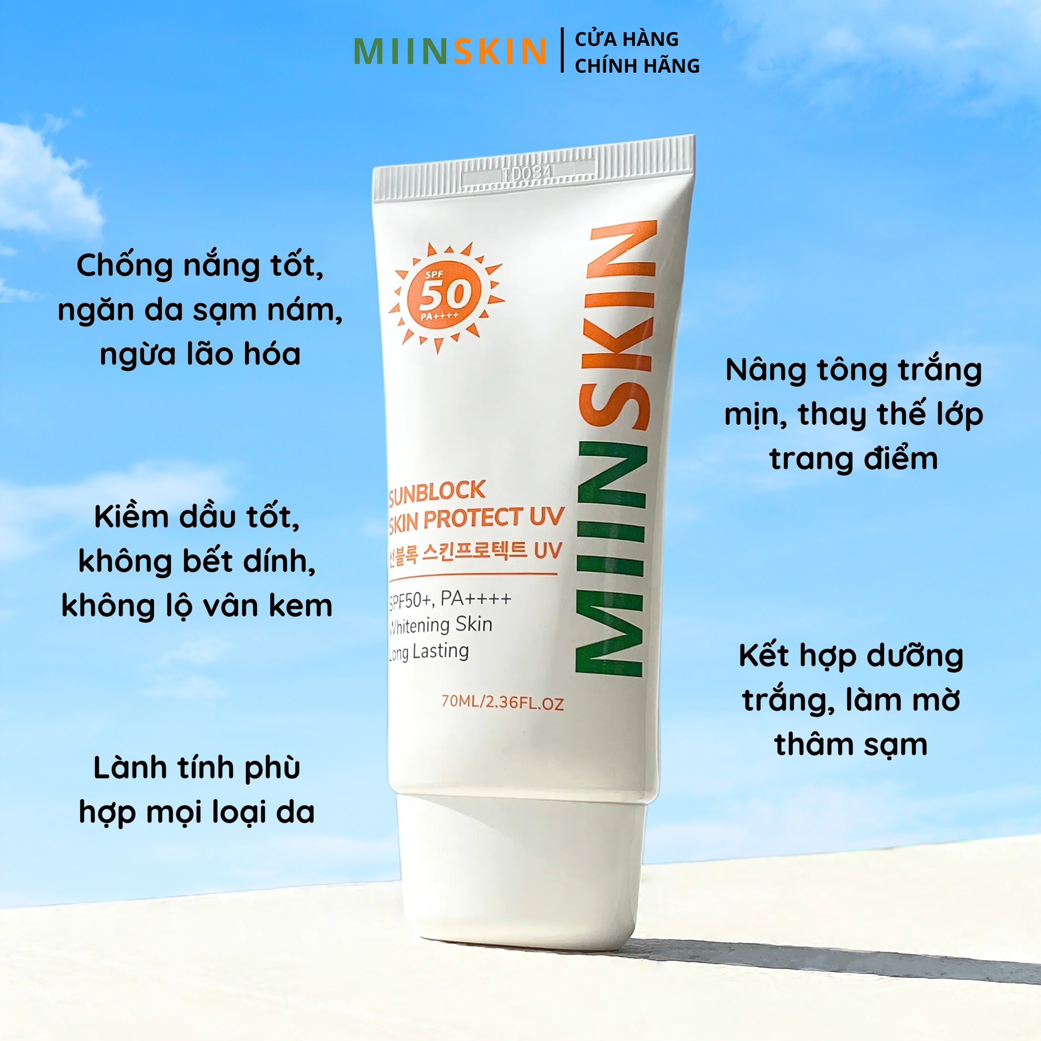 Miinskin Vietnam Chính Hãng Facebook ad: Combo Dưỡng Trắng Nâng Tone Da Hàng Đầu Hàn Quốc Miinskin