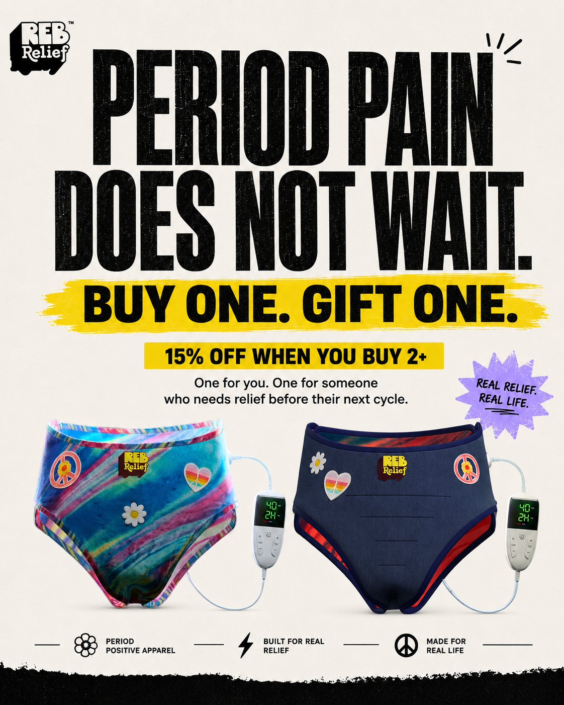 REB Relief Facebook ad