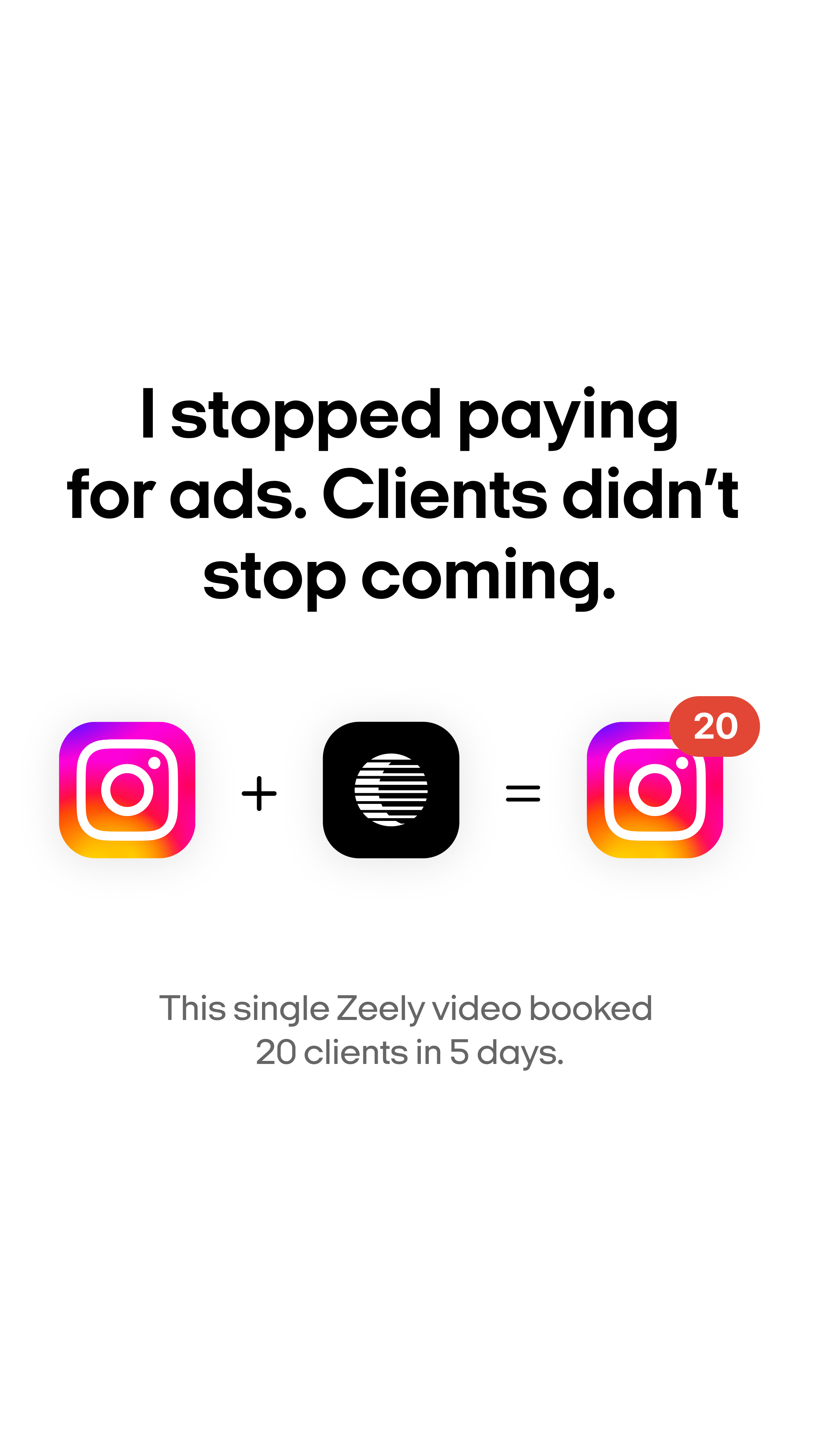 Zeely Facebook ad