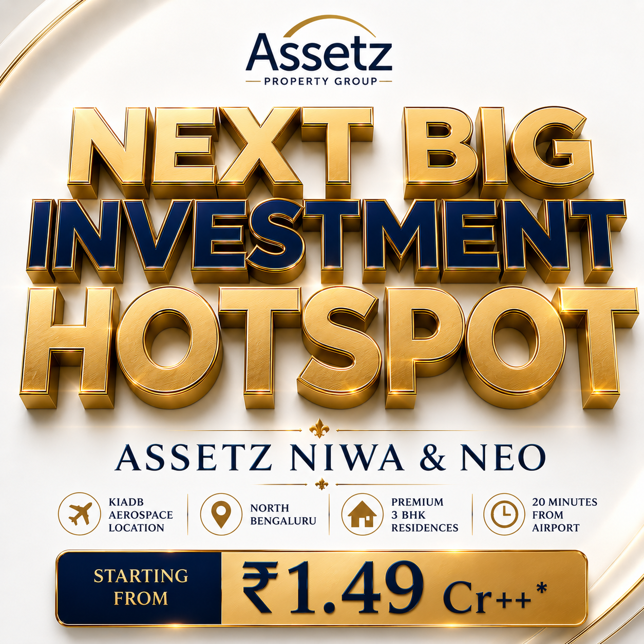 SG Homes Facebook ad: Biggest Launch in North Bangalore