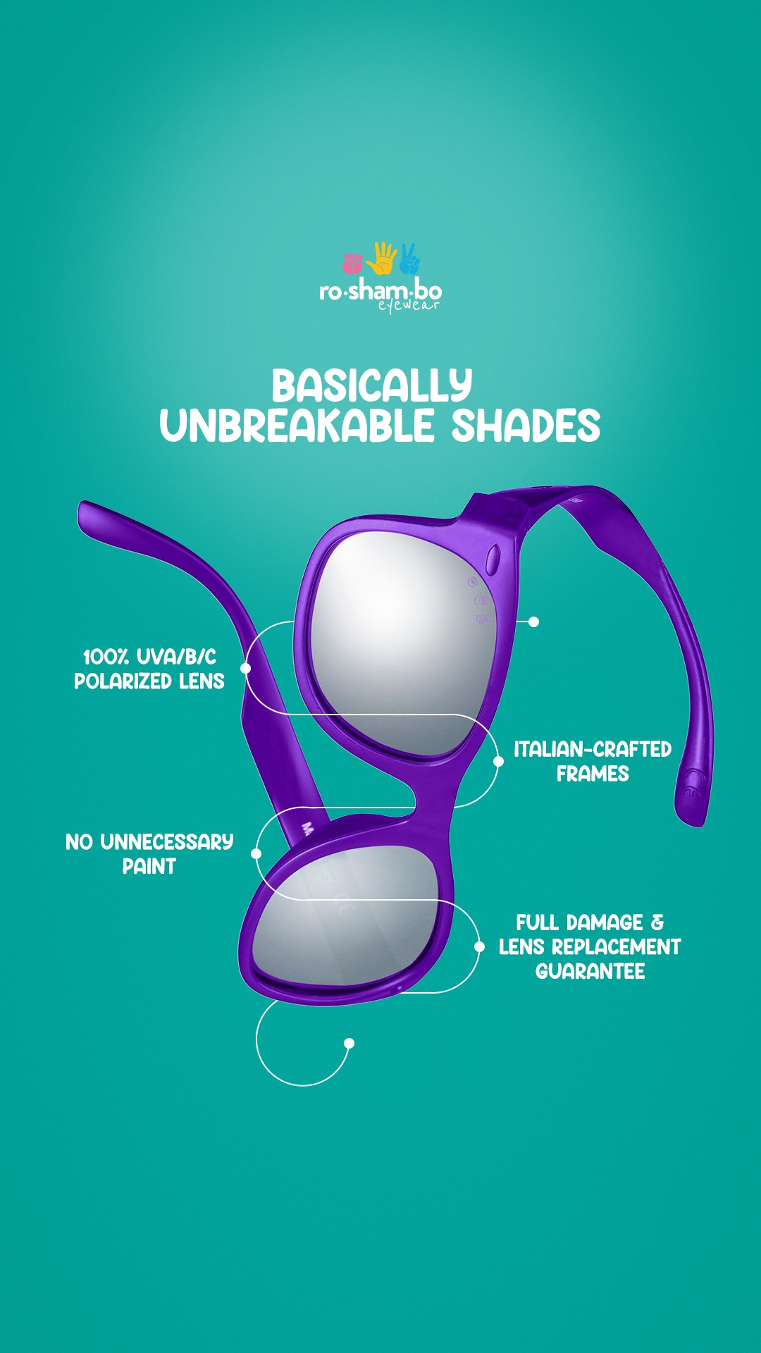 Roshambo Eyewear Facebook ad