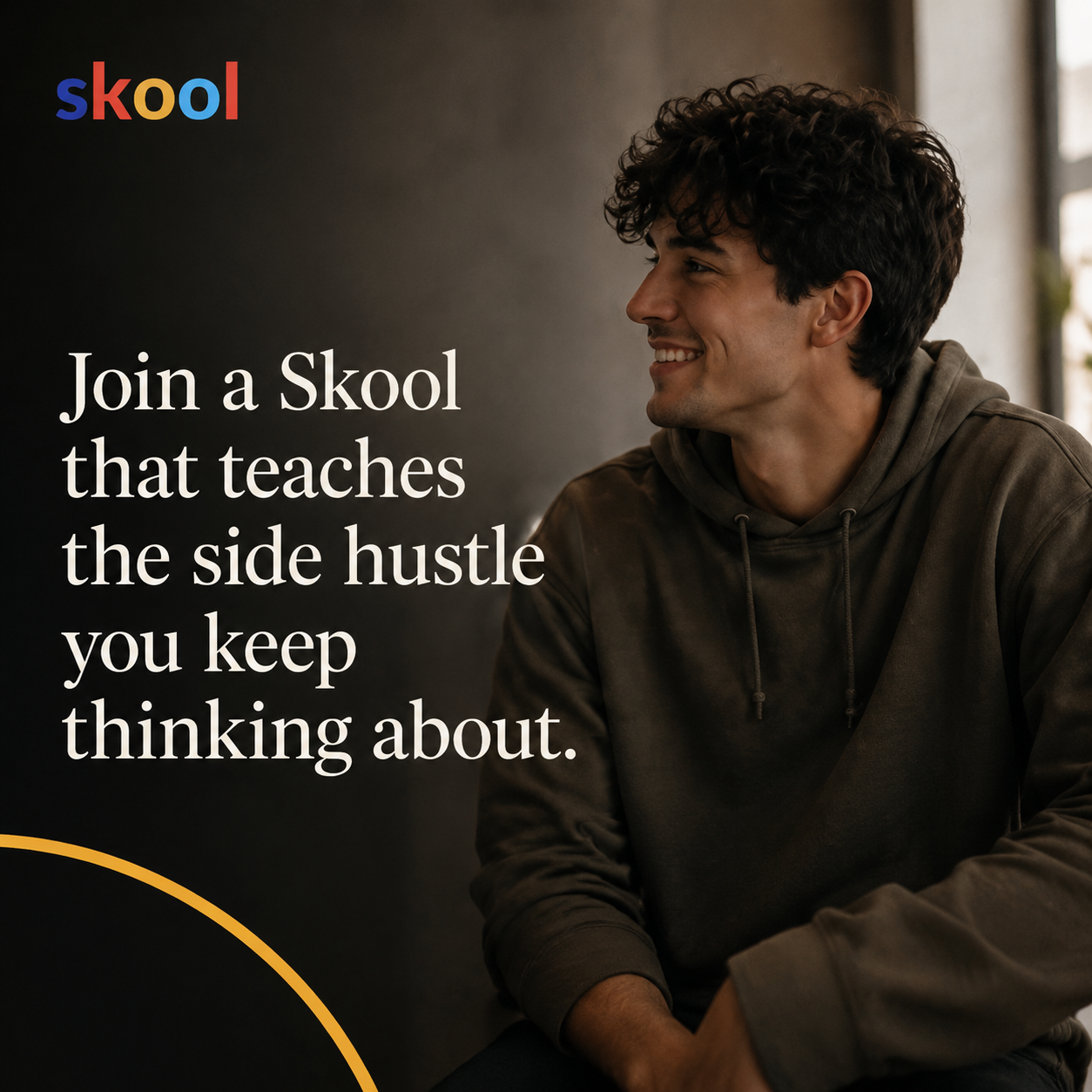 Skool Facebook ad