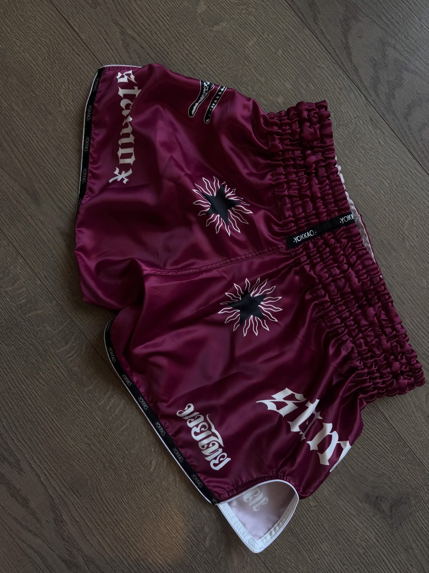 Stamox Facebook ad: YOKKAO x STAMOX Custom Stamox MuayThai shorts