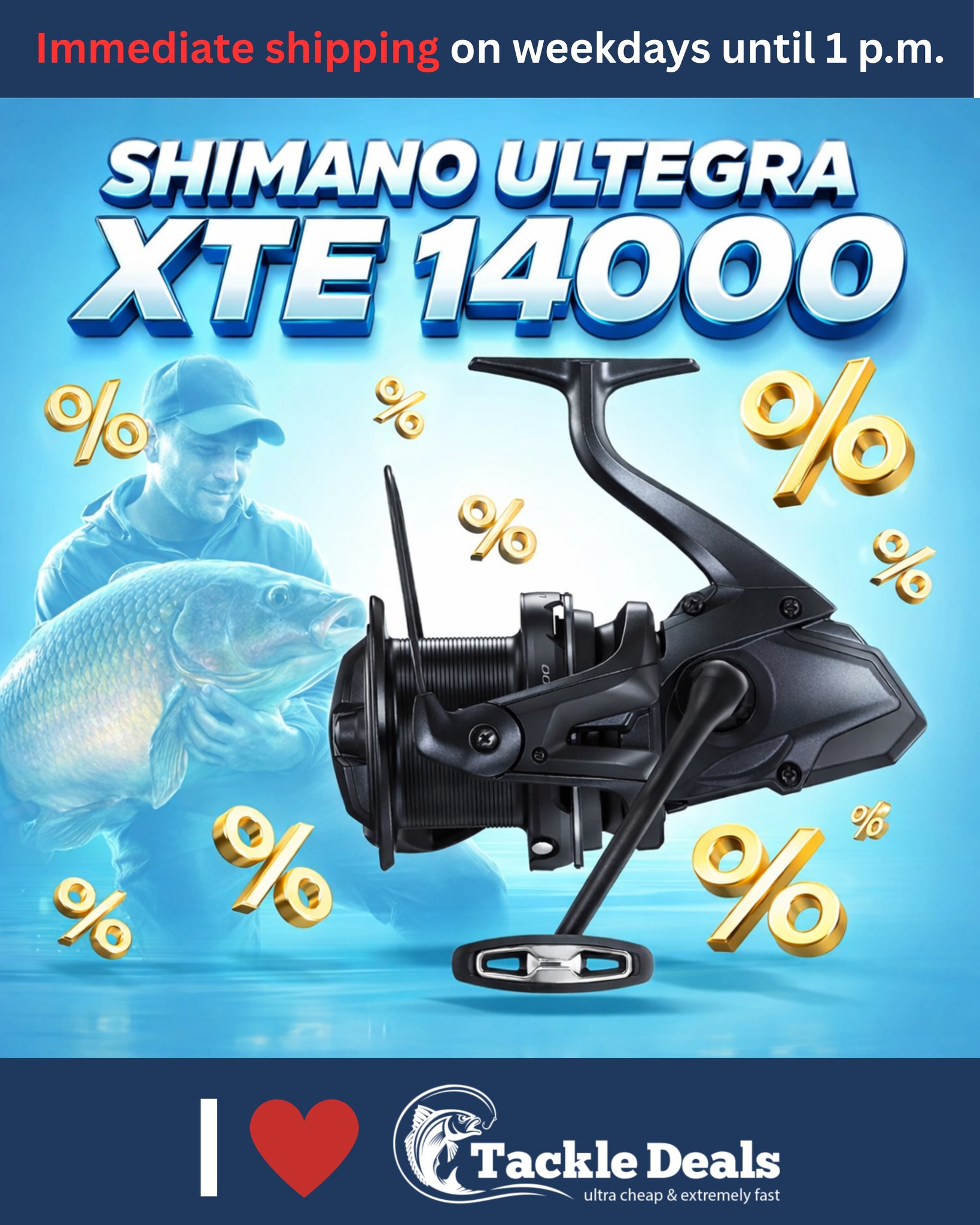 Tackle Deals Profi-Angelzubehör Facebook ad