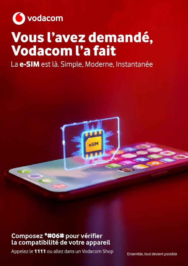 Vodacom RDC Facebook ad