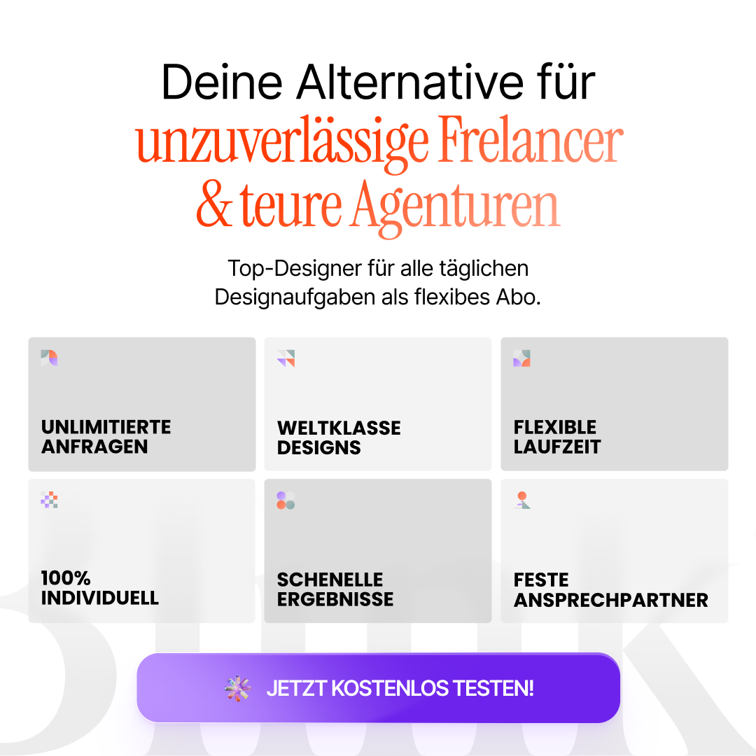 Designwithblink Facebook ad: Jetzt gratis testen