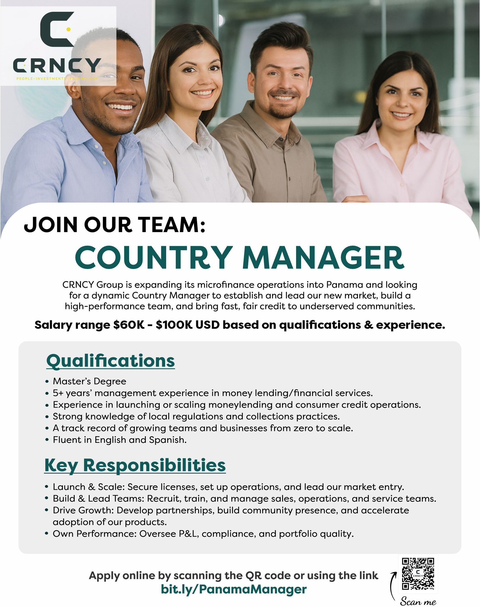 CRNCY Group Facebook ad
