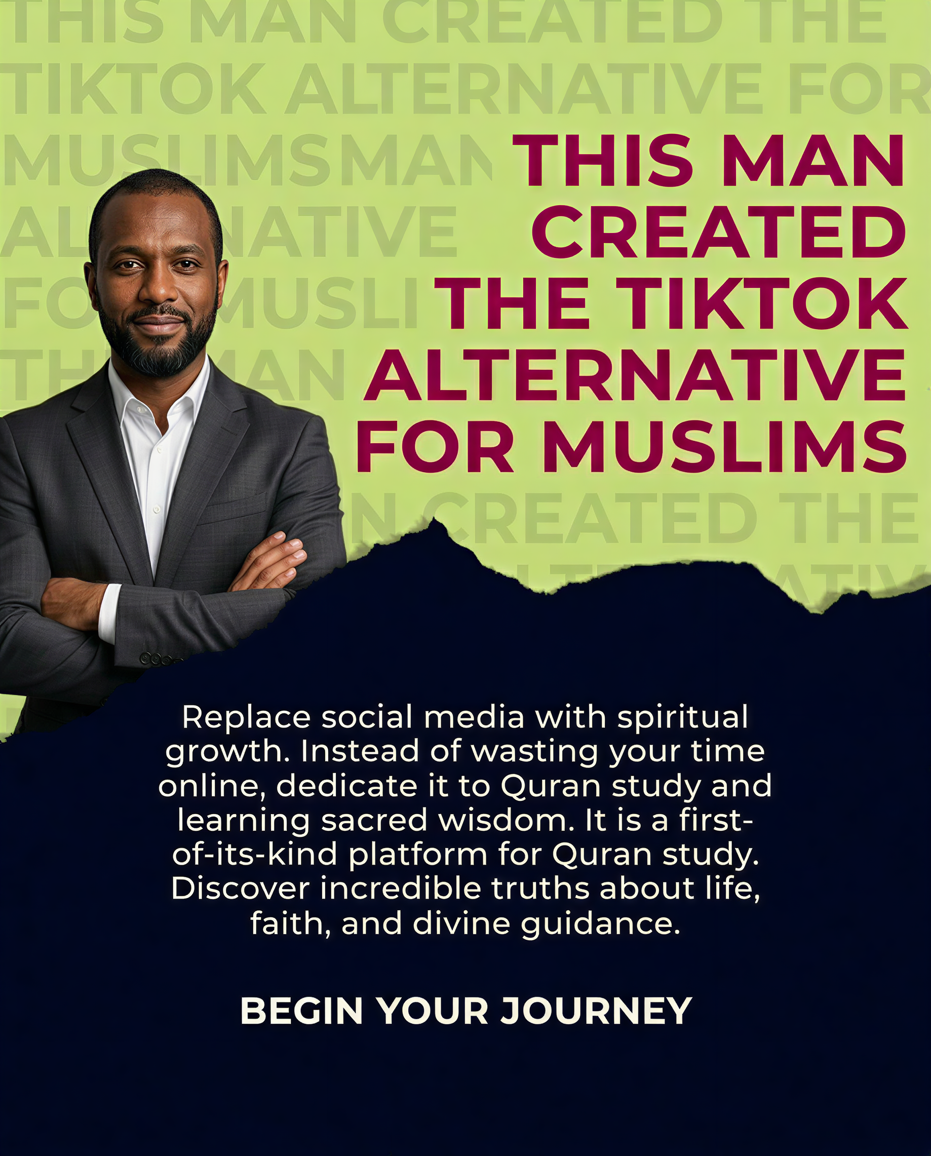AyahPath Facebook ad: Find peace in Allah with AyahPath