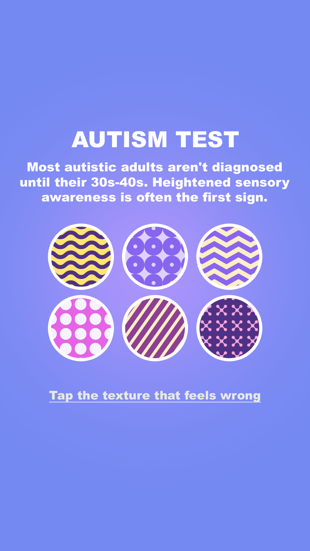 Personality Type Facebook ad
