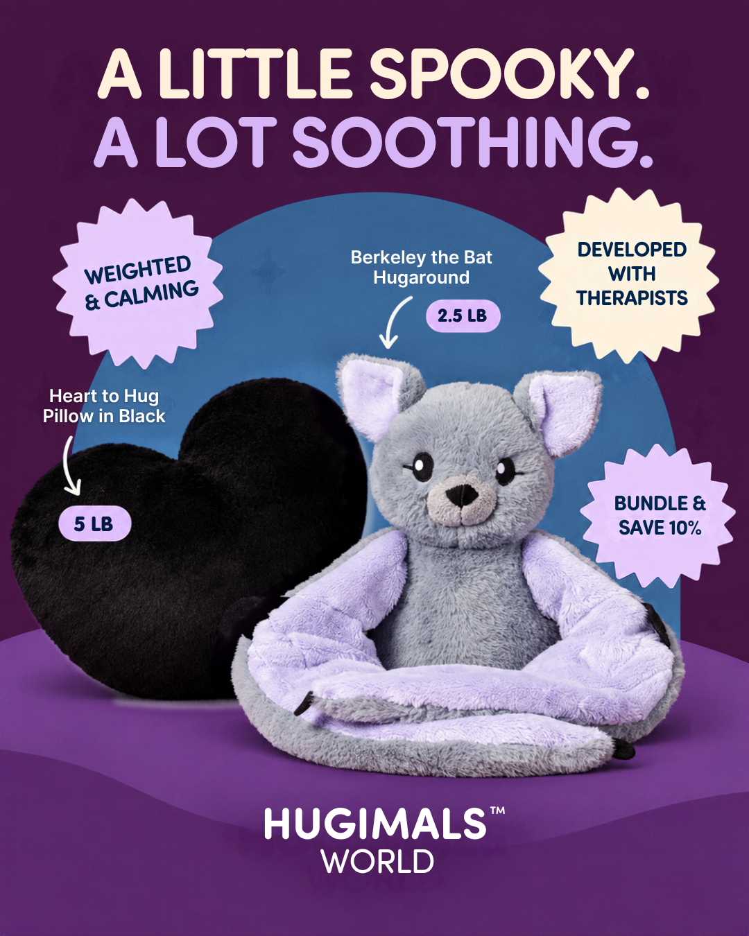 Hugimals Facebook ad: Meet Your New Comfort Duo