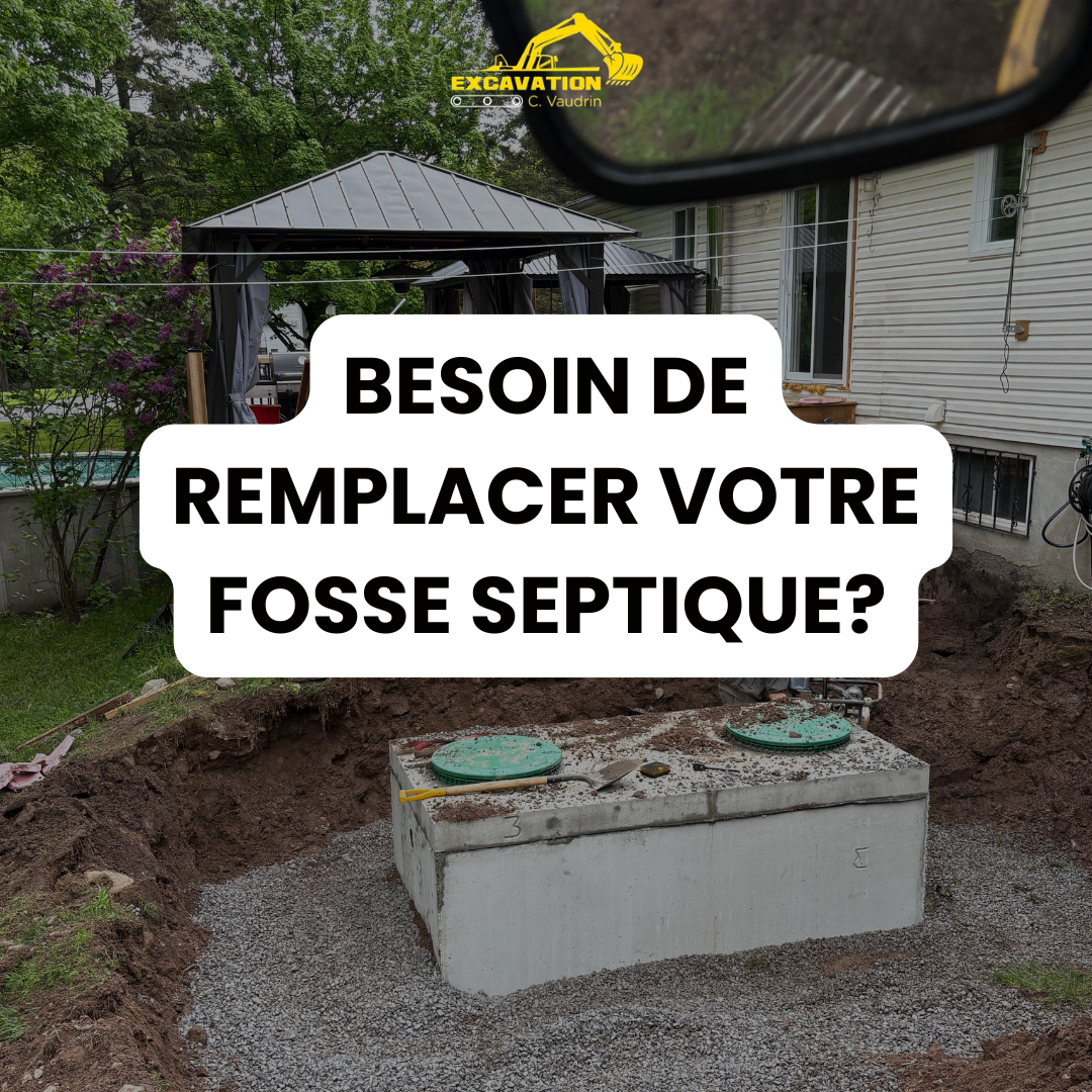 Excavation C.Vaudrin Facebook ad: Fosse à changer?
