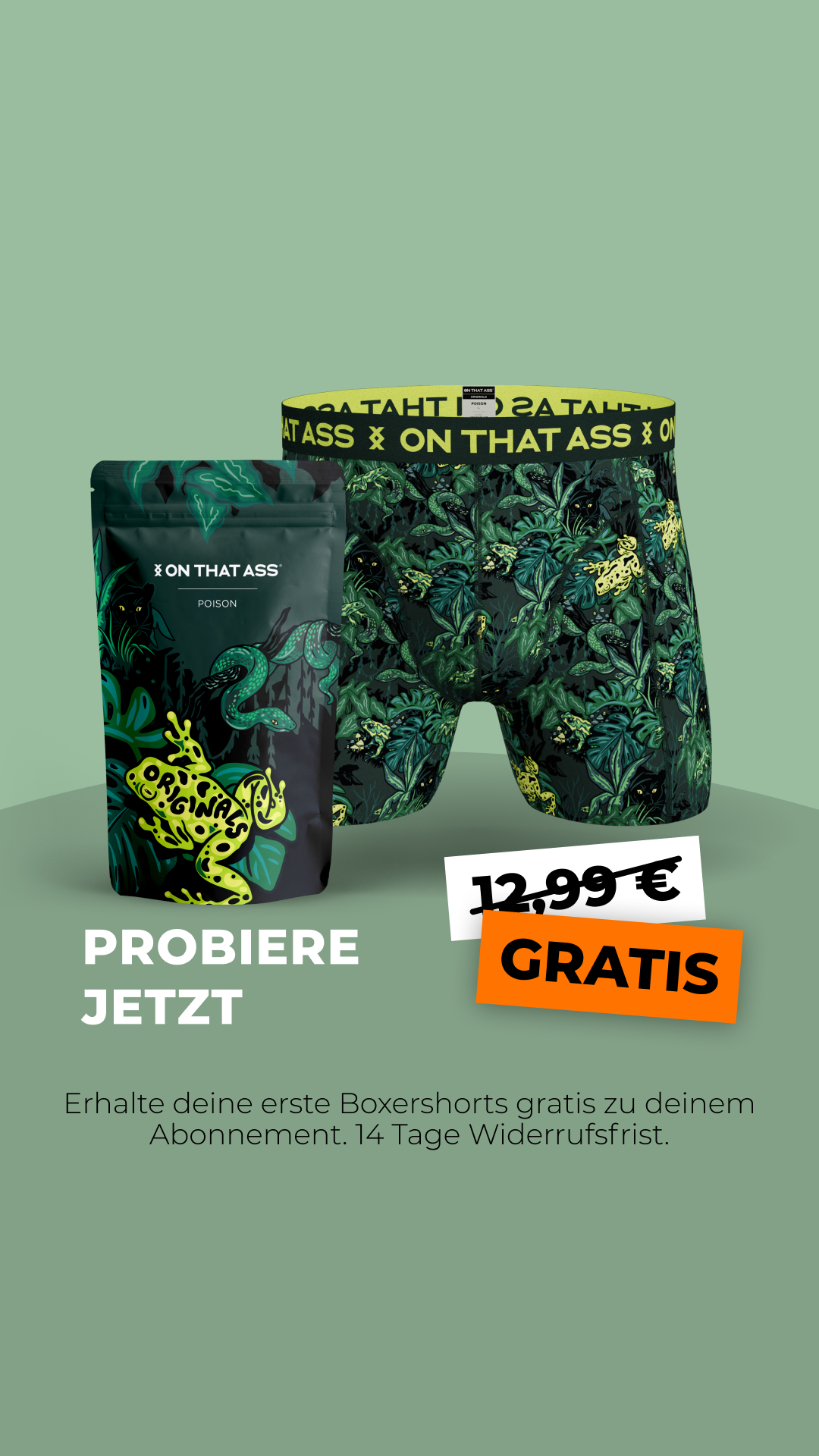 ON THAT ASS Facebook ad