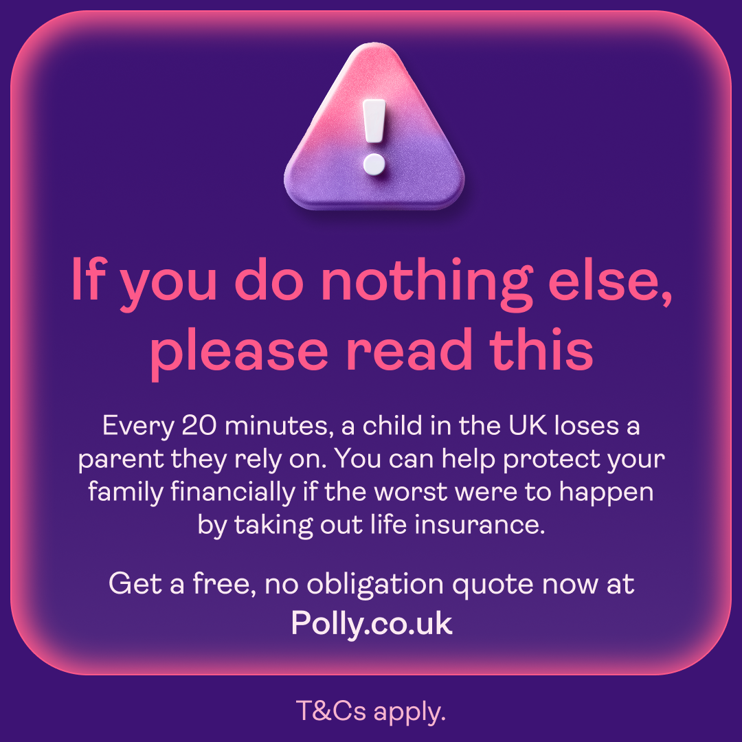 Polly.co.uk Facebook ad from Mar 5, 2026