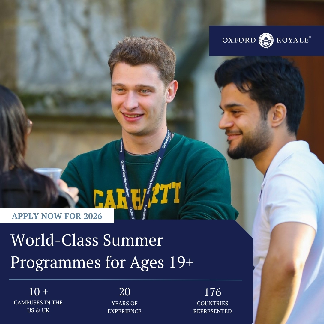 Oxford Royale Academy Facebook ad: Book Now for Summer 2026