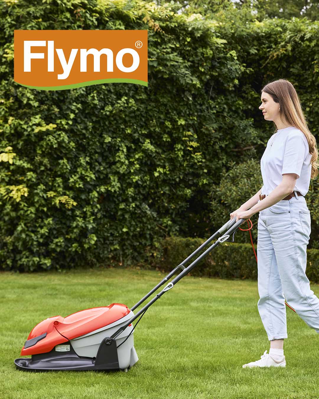 Flymo Facebook ad from May 13, 2026