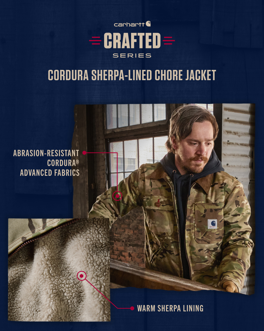 Carhartt Facebook ad: New From The Crafted Series