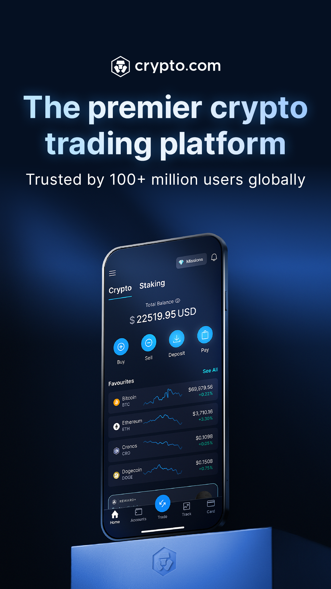 Crypto.com Facebook ad