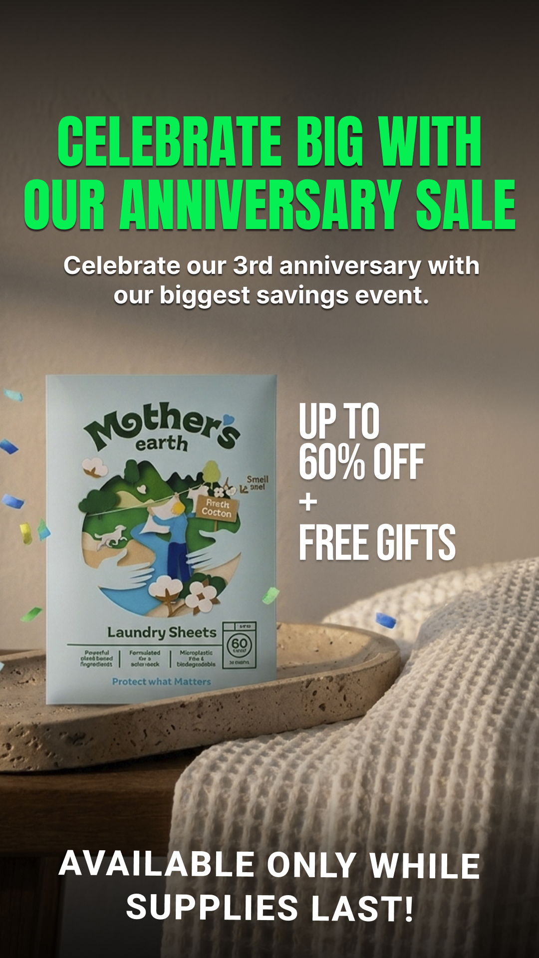 Mothers Earth Facebook ad