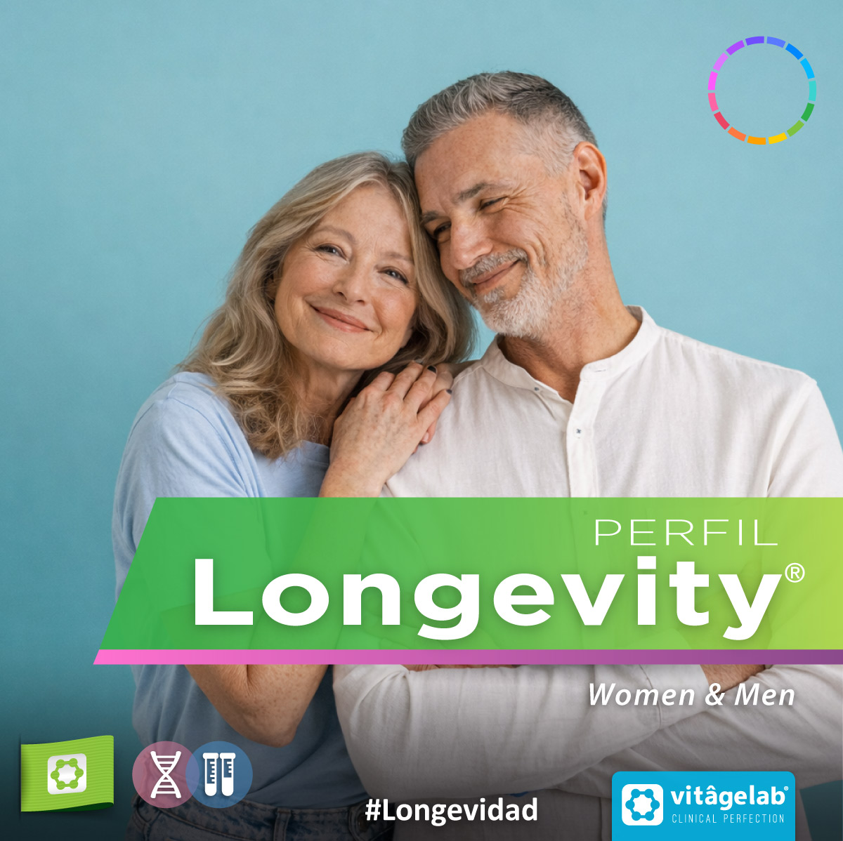 Vitâge Lab Facebook ad: Cuidar a quienes amas también es ayudarles a…