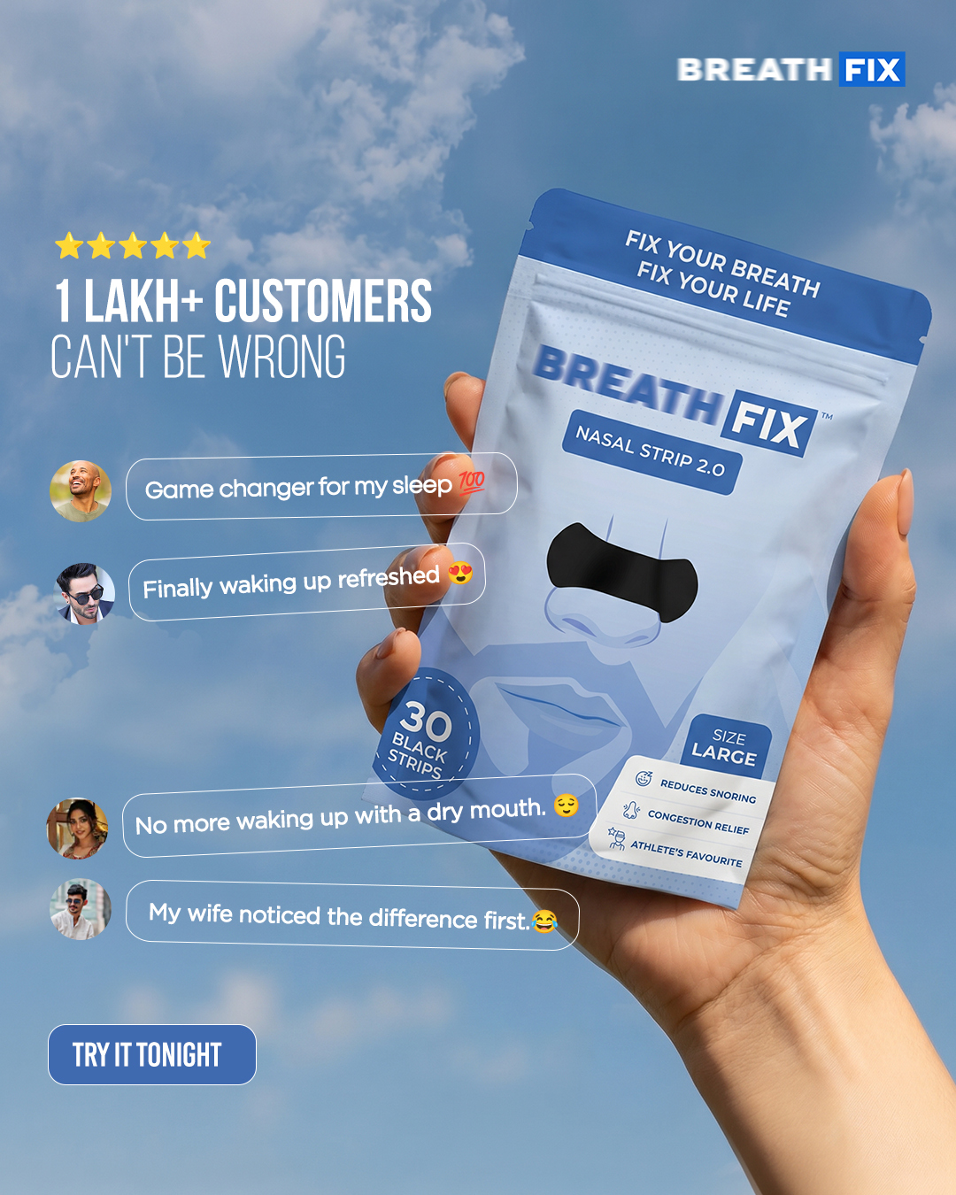 Breath FIX Facebook ad: Still Thinking About It? Here's What They Said After.